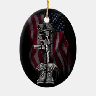 Die gefallene Soldat-Verzierung Keramik Ornament