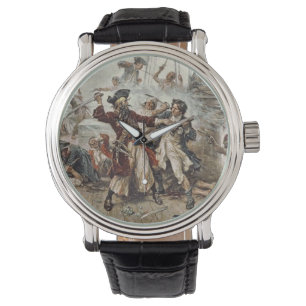 Die Gefangennahme von Blackbeard Armbanduhr