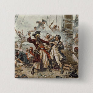 Die Gefangennahme von Blackbeard Button