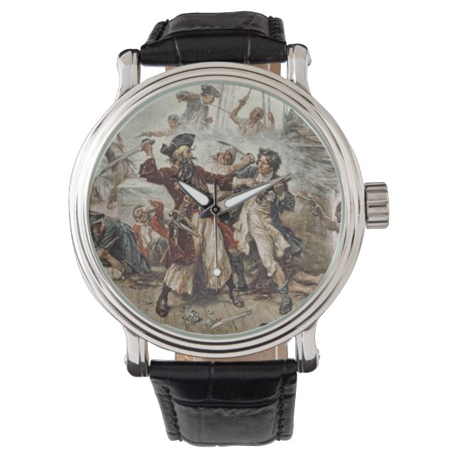 Die Gefangennahme von Schwarzbart Armbanduhr (Vorderseite)