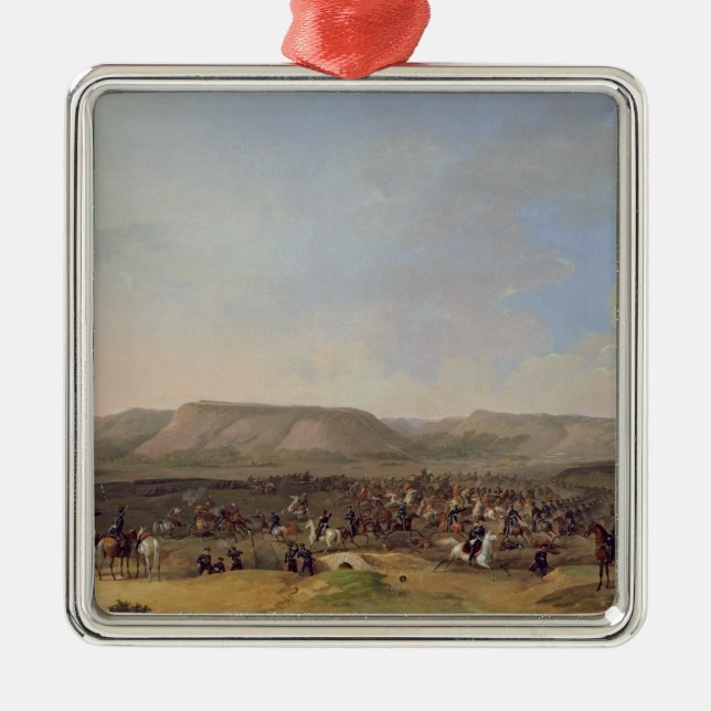 Die Gefangennahme von Shumla, 1860 Silbernes Ornament (Vorne)