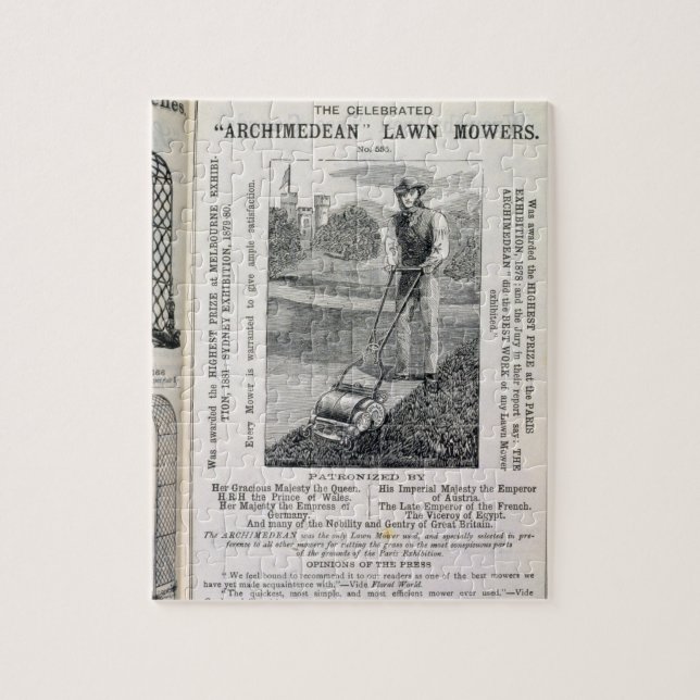 Die gefeierten "Archimedean" Rasenmäher, von (Vertikal)