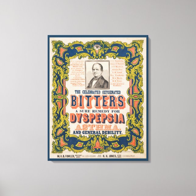 Die gefeierten Sauerstoff-Bitter Leinwanddruck (Vorderseite)