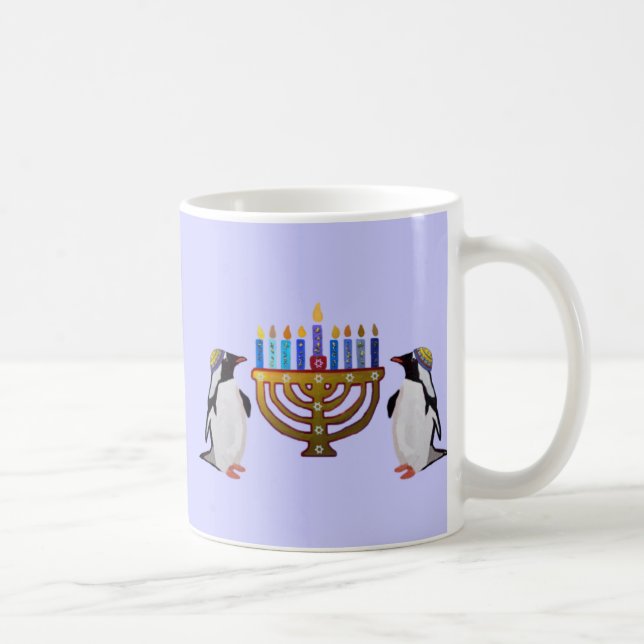 Die gefrorenen ausgesuchten Hannukah Tassen (Rechts)