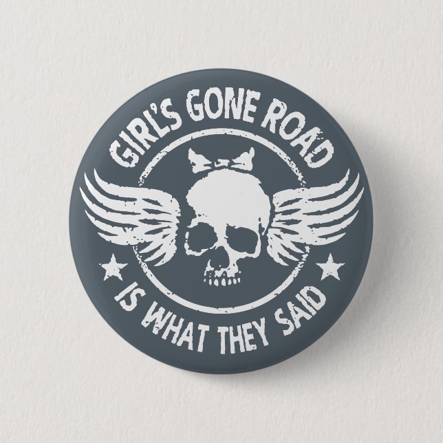 Die gegangene Straße des Mädchens Button (Vorderseite)