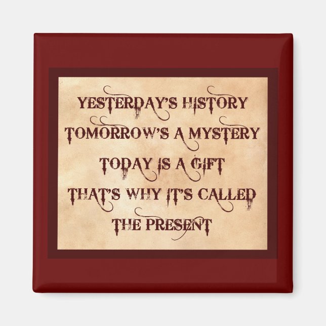 Die Gegenwart Magnet (Vorne)