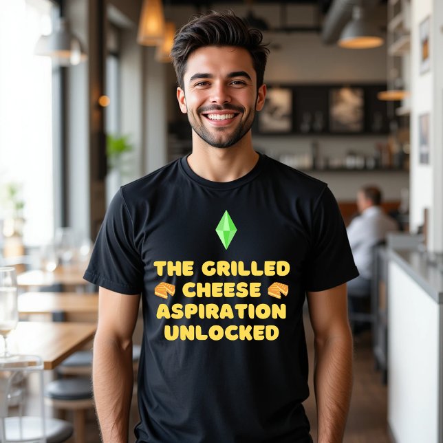 Die gegrillte Käsespiration unabgeschlossen T-Shirt (Von Creator hochgeladen)