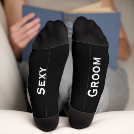 Die geheime Botschaft der Groom für Bride auf den  Socken