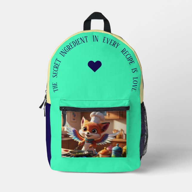 Die geheime Ingredienz.. Bedruckter Rucksack (Vorderseite)