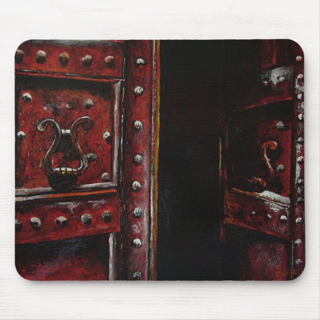 Die geheime Tür Mousepad (Vorne)