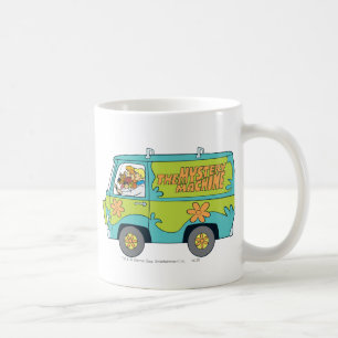 Die Geheimnis-Maschinen-links Seite Kaffeetasse