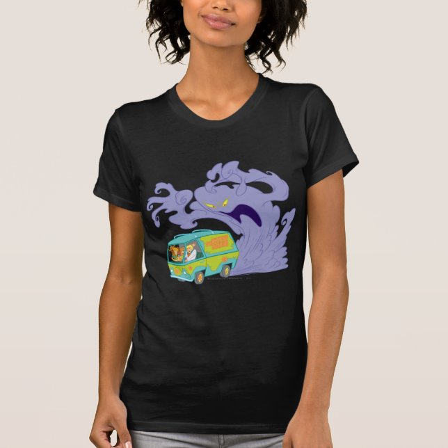 Die geheimnisvolle Maschine entkommt T-Shirt (Vorderseite)