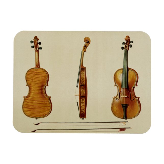 Die Geige Hellier von Antonio Stradivarius (c) Magnet (Horizontal)