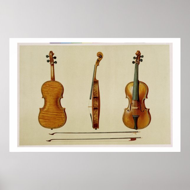Die Geige Hellier von Antonio Stradivarius (c) Poster (Vorne)