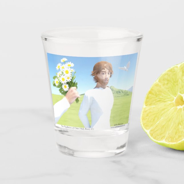 Die Geißelung Christi Schnapsglas (Vorderseite)