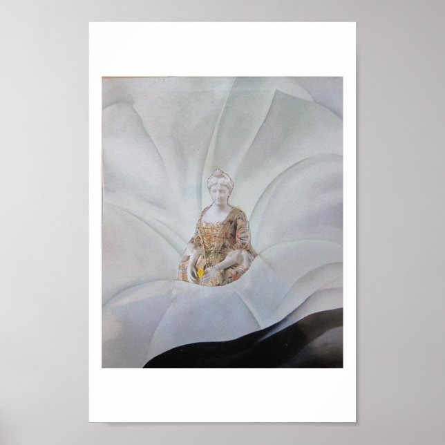 Die Geister der Blume - Collage-Kunst Poster (Vorne)