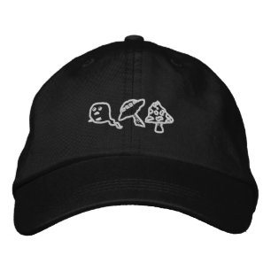 Die Geister Ufos & Pilze Hut. Bestickte Baseballkappe