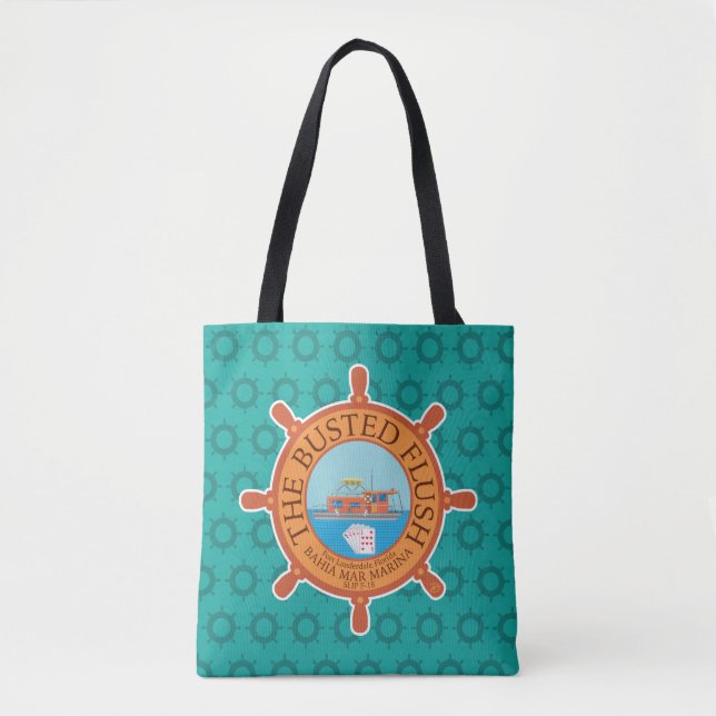 Die gekochte Flasche (Aqua) - Tasche (Vorderseite)