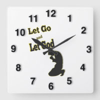 Die gelassene Silhouette gehen gelassener