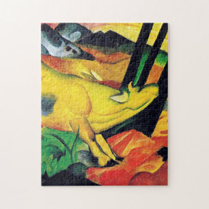 Die gelbe Kuh von Franz Marc