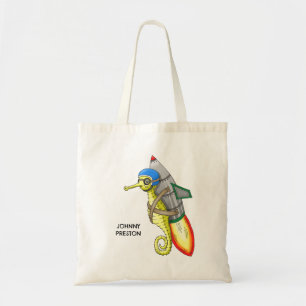 Die Gelbe-Seepferdchen-Jetpack-Tour Tragetasche
