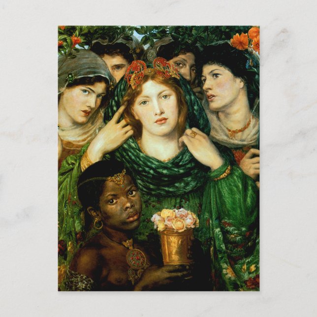 Die Geliebten (die Braut) Postkarte (Vorderseite)