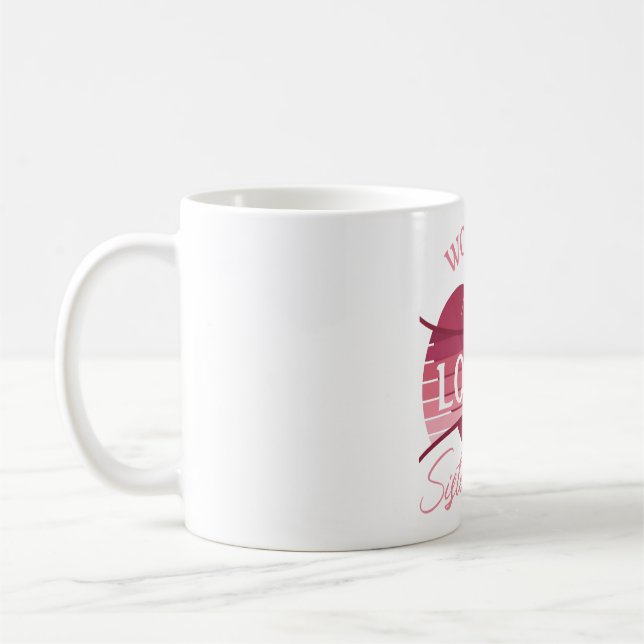 Die geliebteste Schwiegermutter der Welt Kaffeetasse (Links)