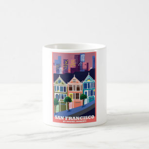 Die gemalte Damen-viktorianische Tasse