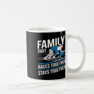 Die gemeinsam rennende Familie Bleibe Alpine S Kaffeetasse