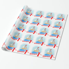 Die genannten Jungen malten 1. Geschenkpapier