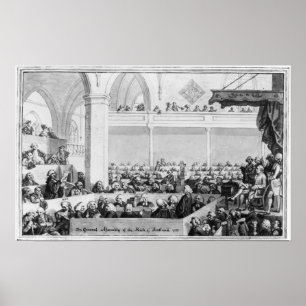 Die Generalversammlung der Kirk von Schottland Poster