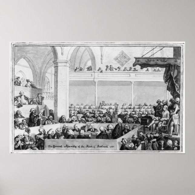 Die Generalversammlung der Kirk von Schottland Poster (Vorne)