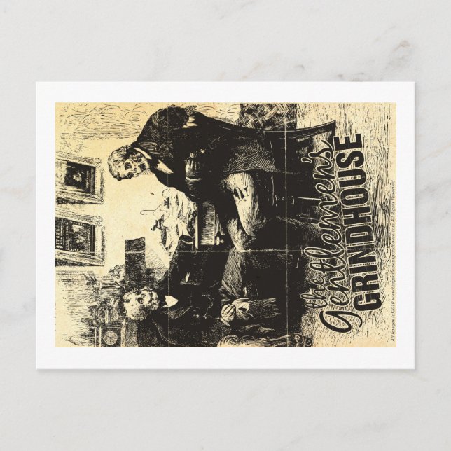 Die Gentlemen's Grindhouse Postcard 1 von 4 Postkarte (Vorderseite)