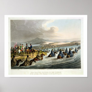 Die gerühmte Überfahrt des Niemen an der Öffnung Poster