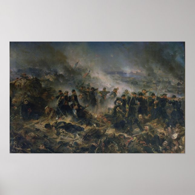 Die Gervais-Batterie bei der Belagerung von Sebast Poster (Vorne)