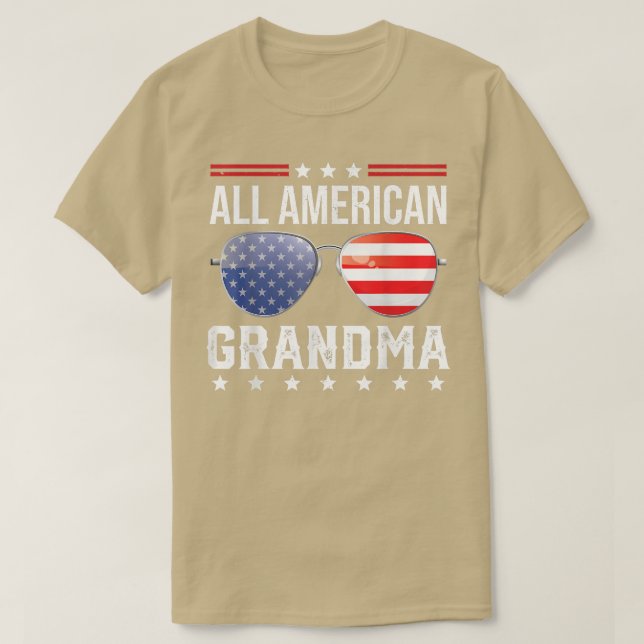 Die gesamte amerikanische Großmutter-Matching-Fami T-Shirt (Design vorne)