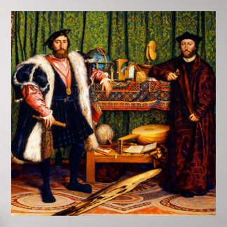 Die Gesandten von Hans Holbein dem Jüngeren Poster