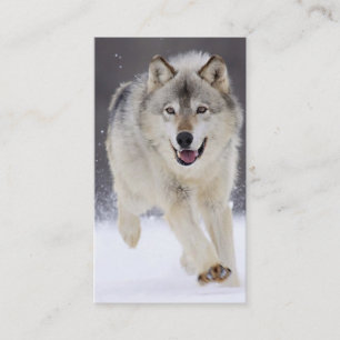 DIE GESCHÄFTSKARTE "WOLF ENTHUSIAST" VISITENKARTE