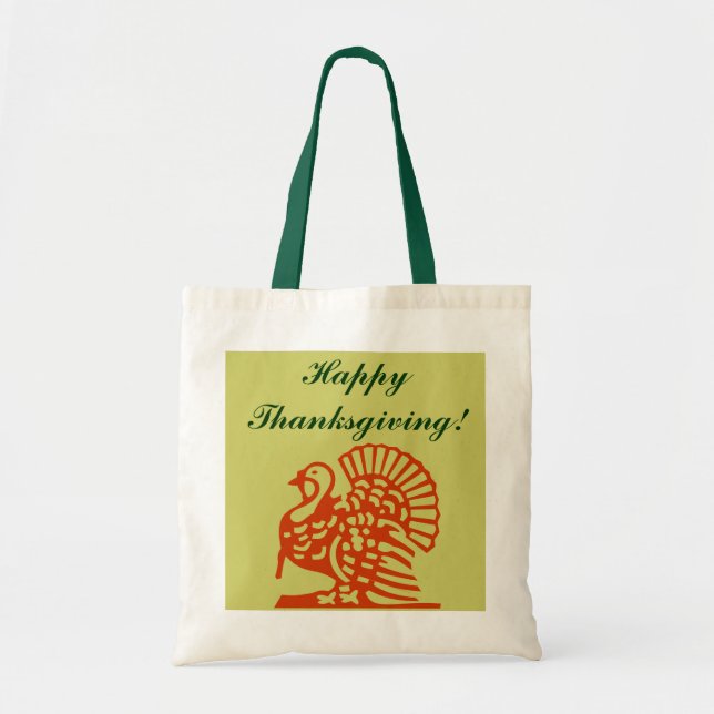Die Geschenk-Taschen-Taschen-glücklicher Tragetasche (Vorne)