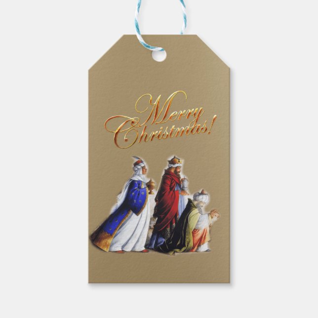 Die Geschenke der drei Magi Geschenkanhänger (Vorderseite)