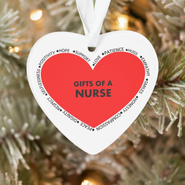 Die Geschenke eines Herzens in Form eines Ornament (Baum)