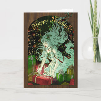 Die Geschenkkarte Feiertagskarte