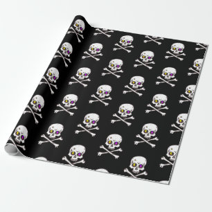 Die Geschenkpackung Skull and Bones Geschenkpapier