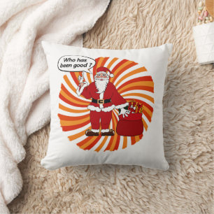 Die Geschenktasche des Weihnachtsmanns Kissen