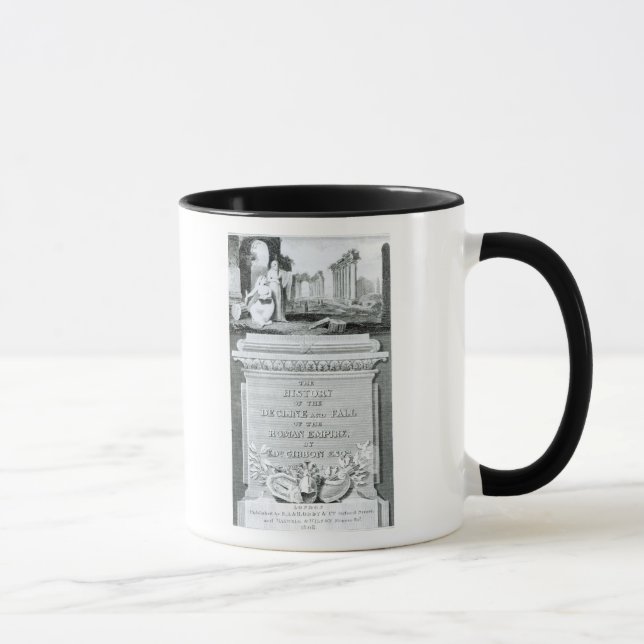 Die Geschichte der Abnahme und Fall von römischem Tasse (Rechts)