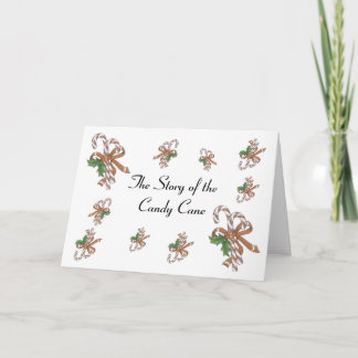 Die Geschichte der Candy Cane Card Feiertagskarte