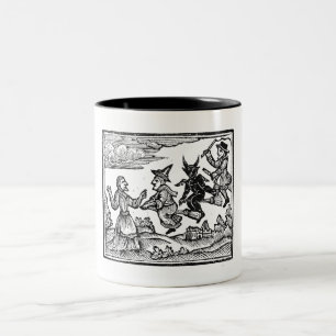 Die Geschichte der Hexen und Zauberer Zweifarbige Tasse