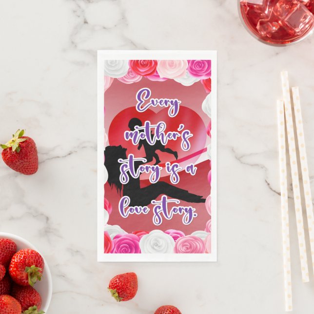 Die Geschichte der Liebe einer Mutter Serviette (Beispiel)