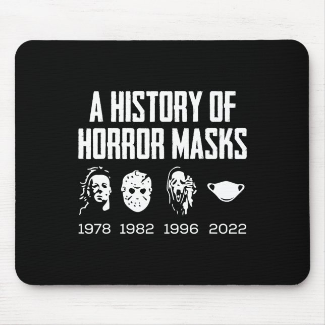 Die Geschichte des Horrors maskiert die Lazy Hallo Mousepad (Vorne)
