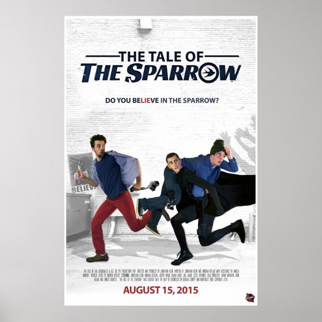 "Die Geschichte des Sparrow" Offizielles Filmplaka Poster (Vorne)
